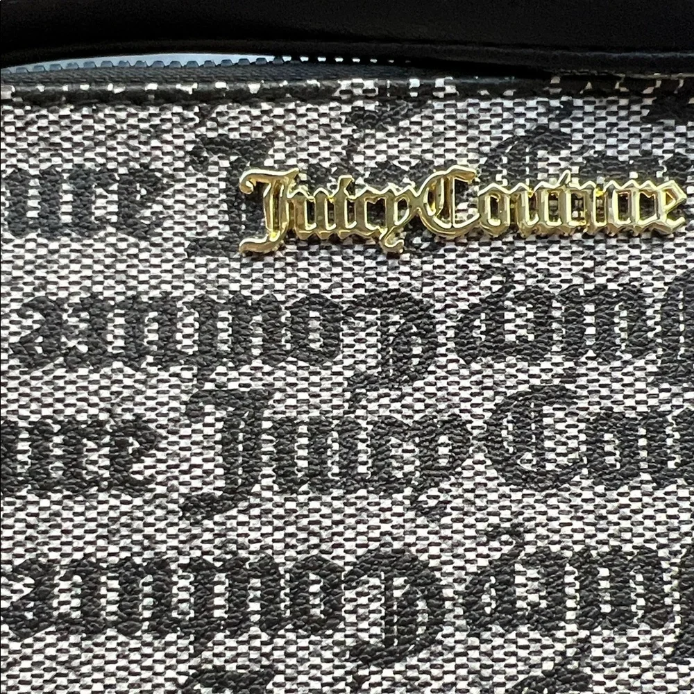 JUICY COUTURE NWT BLACK & BEIGE WRISTLET - Picture 2 of 8